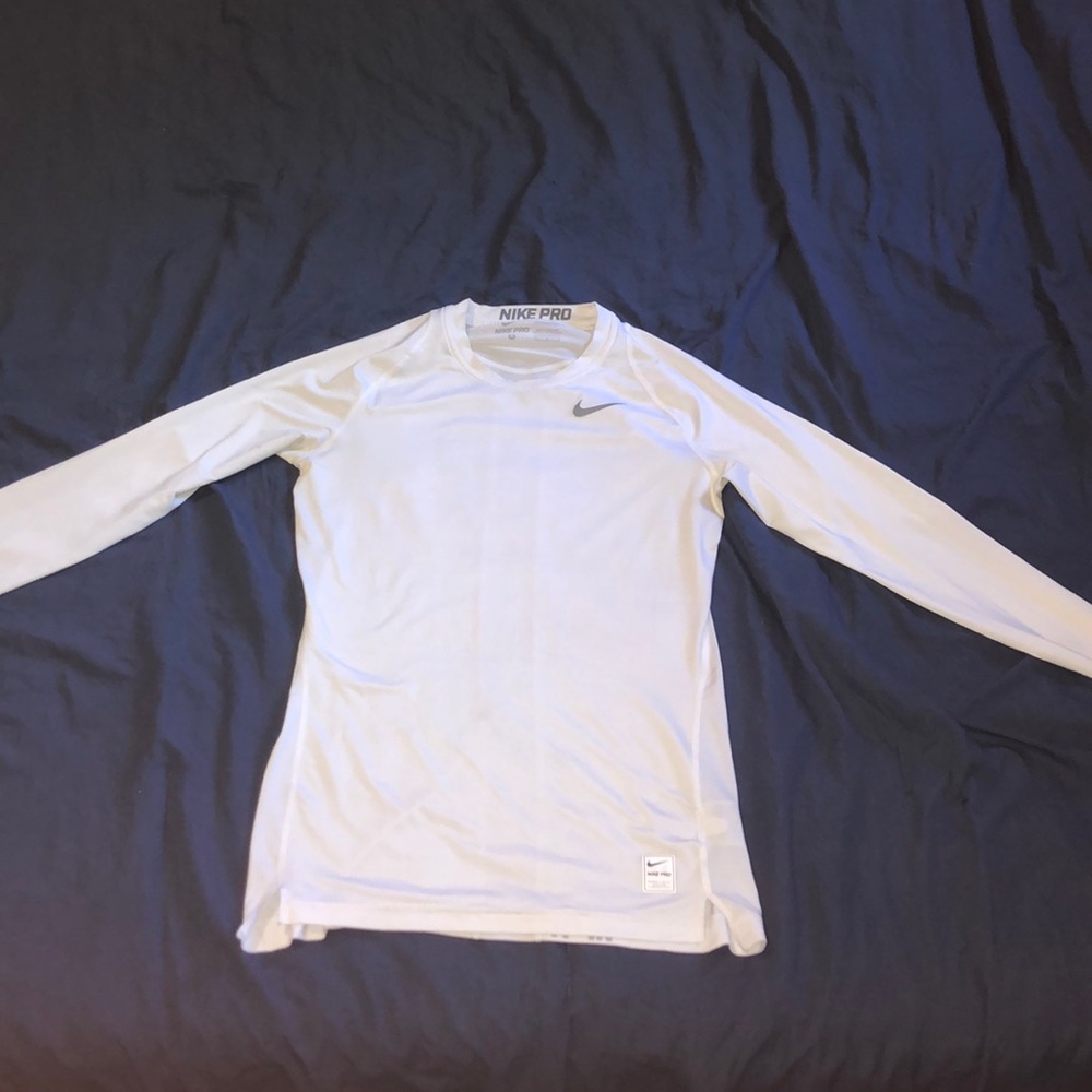 NIKE MENS COMPRESSION SHIRT M (White)
